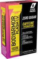 BODYARMOR Flash IV Dragonfruit Berry Caffeinated Zero Sugar Drink Mix Packets Perspective: Main