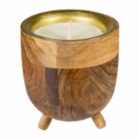 Rewined Signature Collection Handmade Sauvignon Blanc Candle in Aged Barrel Holder, 7oz