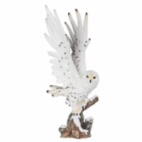 FC Design 17 H Snowy Owl Wings Up Statue Wild Animal Figurine Home Decor