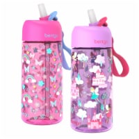 Bentgo Rainbows and Fairies Kids Water Bottles Perspective: Main