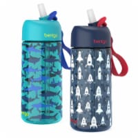 Bentgo® Kids Rocket/Shark Water Bottles Perspective: Main