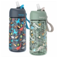 Bentgo Dino and Fossils Kids Water Bottle Perspective: Main