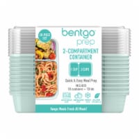 Bentgo® Prep 2-Comparment Container - Mint Perspective: Main
