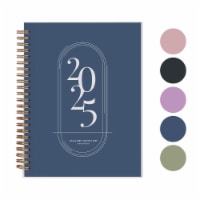 Rileys 2023 Weekly Planner - Annual Weekly & Monthly Agenda Planner (8x6", Midnight Blue)