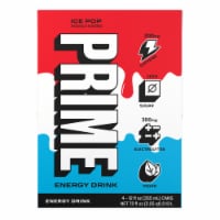 Prime Ice Pop Zero Sugar Energy Drink Cans