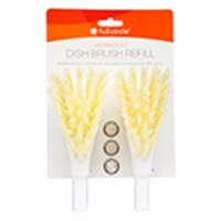 Frontier Natural Products 229150 Dish Brushes Lid Back 2.0 Dish Brush Refill - 2 Count