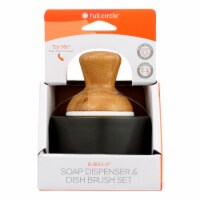 Full Circle Dish Brush Suds Up Soap Dispensing Bamboo Handle