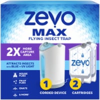 Zevo Max Flying Insect Trap, Fly Trap with 2 Refills Perspective: Main