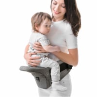 Sunveno Collapsible Hipseat Carrier W/ Storage Bag- Grey