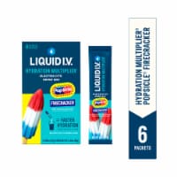 Liquid I.V.® Hydration Multiplier® Popsicle® Firecracker Electrolyte Drink Mix Packets Perspective: Main
