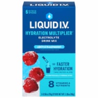 Liquid I.V.® Hydration Multiplier® Electrolyte Arctic Raspberry Drink Mix Packets Perspective: Main