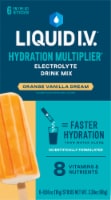 Liquid I.V.® Hydration Multiplier® Electrolyte Orange Vanilla Dream Drink Mix Packets Perspective: Main