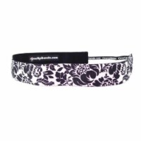 One Up Bands 1092 Floral Black White Headband - Pack of 2