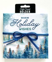 Warm Holiday Wishes Tin Gift Card Holder