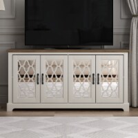 Heron 59.1 in. 4 Door TV Stand Fits TV's up to 65 in.