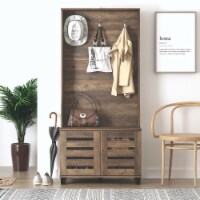 Brantford Hall Tree with Bench and Shoe Storage