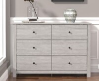 Genoa 6-Drawer Dresser (31.5 in. H x 46.5 in. W x 16.5 in. D)