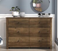 Genoa 6-Drawer Dresser (31.5 in. H x 46.5 in. W x 16.5 in. D)