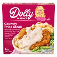 Dolly Parton's™ Country Fried Steak With Mashed Potatoes, Green Beans, and Bacon Perspective: Main