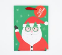 Seasonal Celebrations Santa Wave Value Cub Gift Bag Perspective: Main