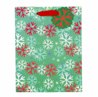 Seasonal Celebrations Snowflakes Value Cub Gift Bag Perspective: Main