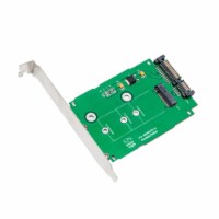 IOCrest M.2 NGFF to 2.5  SATA III Card with Full & Low Profile Brackets