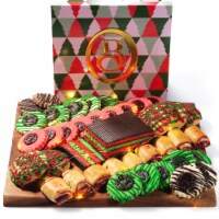 Christmas Gifts, Gourmet Christmas Cookies with 10FT Christmas Lights, 50oz Kosher Perspective: Main