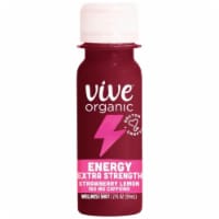 Vive Organic Energy Extra Strength Strawberry Lemon Wellness Shot Perspective: Main