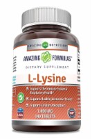 Amazing Nutrition® L-Lysine Dietary Supplement Tablets 1000mg Perspective: Main