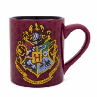 Harry Potter Hogwarts Glitter Crest Ceramic Mug | Holds 14 Ounces