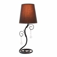Simple Designs Table Lamp Twisted Vine LT2010-BWN