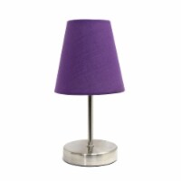 Simple Designs Incandescent Table Lamp Purple LT2013-PRP