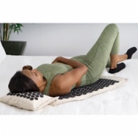 Ki Acupressure Mat and Pillow Set Black/White