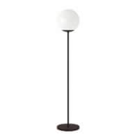 Metal Globe & Stem Floor Lamp in Black - Henn&Hart