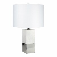 Marble Table Lamp  in White - Henn&Hart