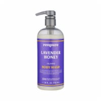 Renpure Lavender & Honey Body Wash - 24 oz