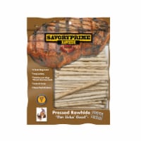 Savory Prime Rawhide Beef Hide Twist Sticks Dog Treats