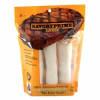 Savory Prime All Size Dogs Adult Rawhide Bone Natural 6-7 in. L 3 pk