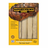 Savory Prime Large Adult Rawhide Bone Natural 10 in. L 4 pk - Total Qty: 1; Each Pack Qty: 4; Perspective: Main