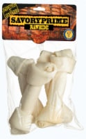Savory Prime® 8-Inch White Rawhide Bones