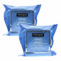 Neutrogena Deep Clean Makeup Remover Facial Wipes (2 packs of 25 Wipes- Total 50 Wipes)