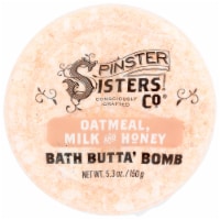 Spinster Sisters Co® Oatmeal Milk & Honey Bath Bomb Perspective: Main