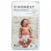 The Honest Company Clean Conscious Diapers Pandas Diapers Size 1 (8-14 lbs)