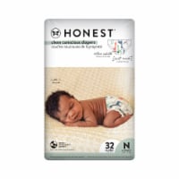 The Honest Company Clean Conscious Diapers Multi-Color Giraffes Diapers Newborn (<10 lbs)
