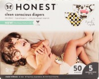 The Honest Company Clean Conscious Diapers Big Trucks + So Bananas Size 5 (27+ lbs)