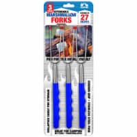Blazing LEDz 9784596 Open Flame Roasting Extendable Marshmallow Fork, Plastic & Stainless Ste