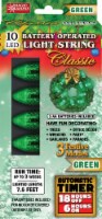 Magic Seasons Battery Operated Classic LED Light String - Green Perspective: Main