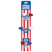Magic Seasons Classic Patriotic Flashing Necklace Perspective: Main