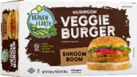 Heaven & Earth Shroom Boom Mushroom Veggie Burger Perspective: Main