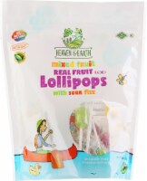 Heaven & Earth Mixed Fruit Sour Fizz Real Fruit Lollipops Perspective: Main